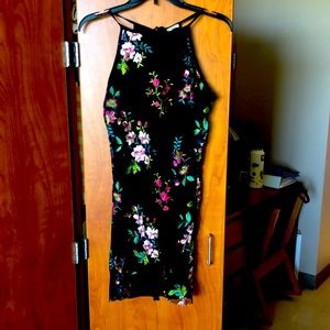 Fitted floral dress